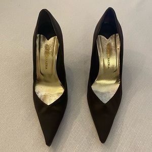 Brown satin high heels BCBG MaxAzria